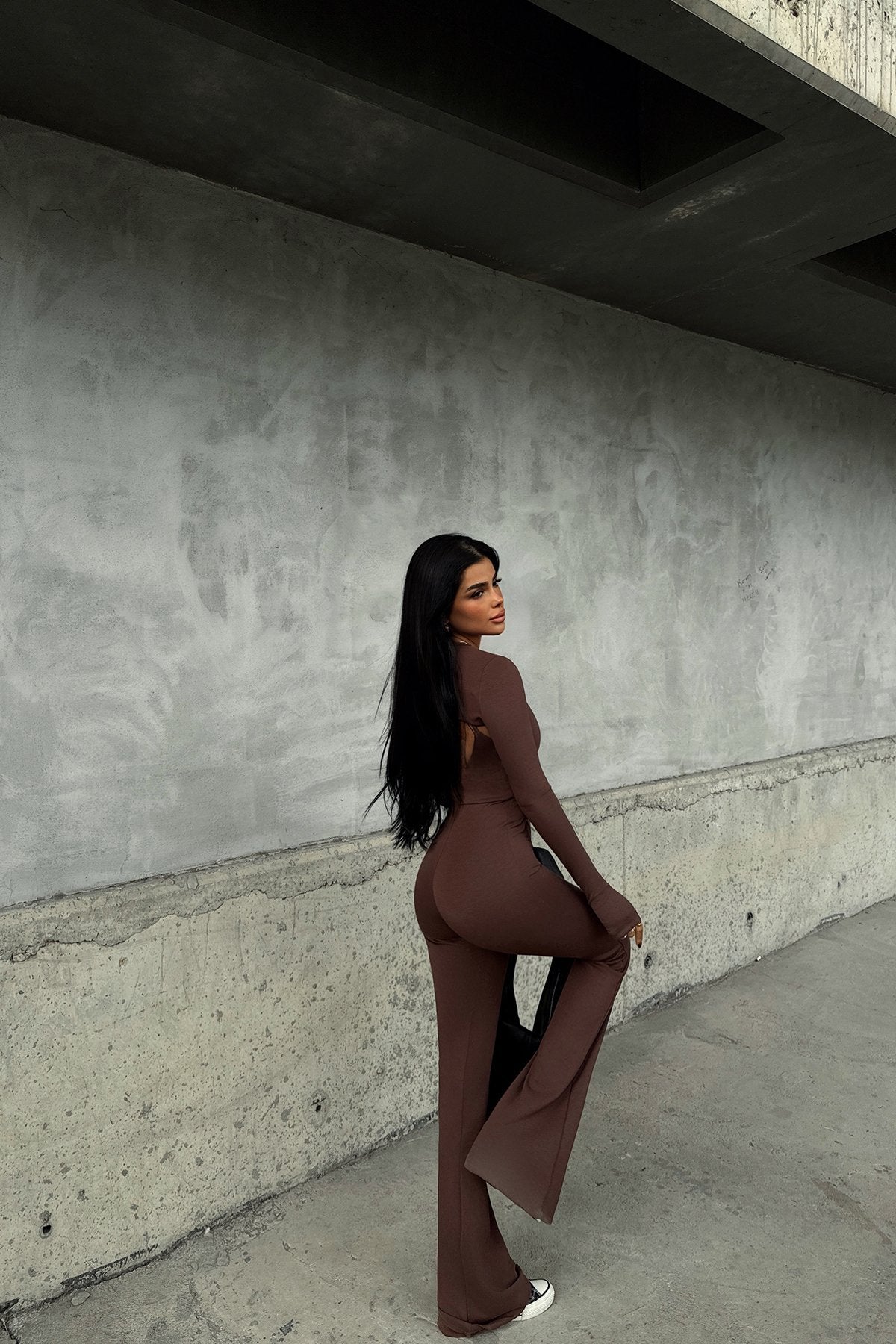 Brown Yvonne Jumpsuit