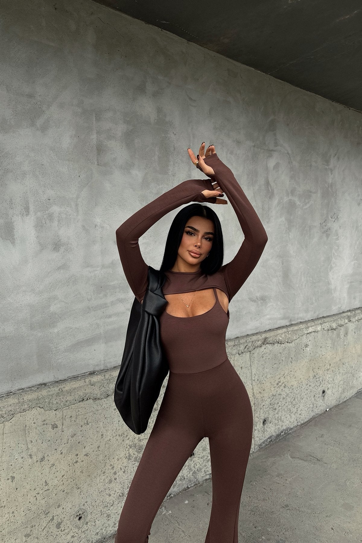 Brown Yvonne Jumpsuit