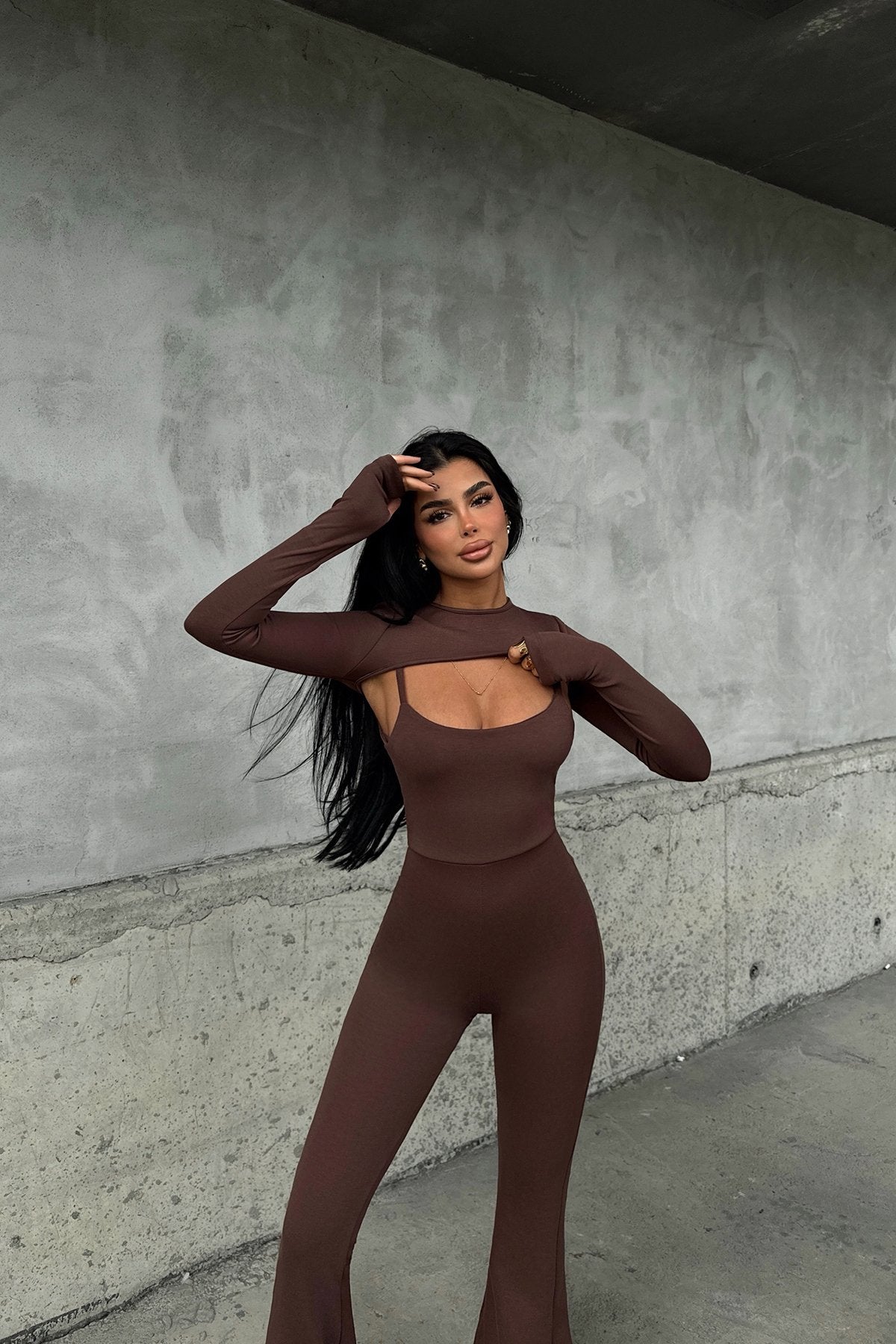 Brown Yvonne Jumpsuit
