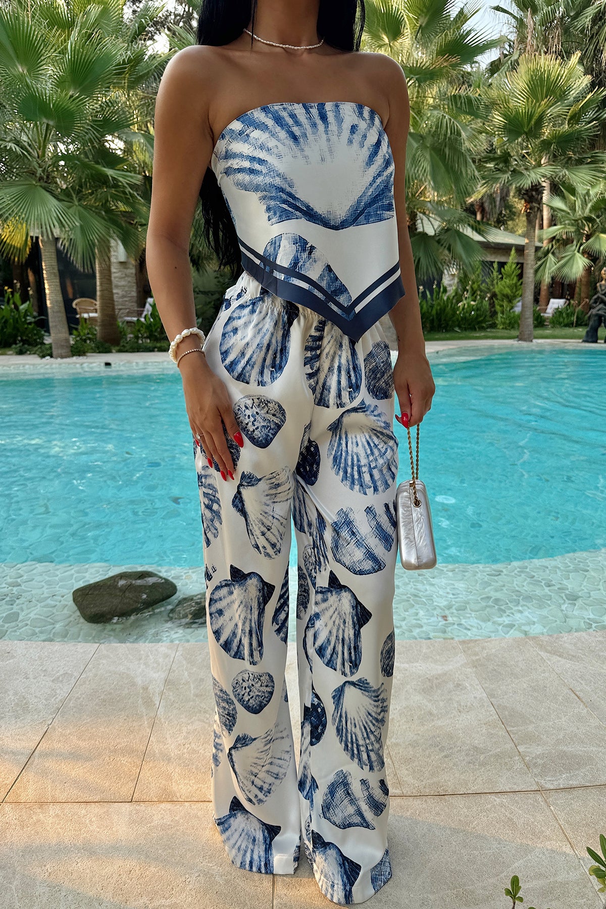 Pia Satin Suit