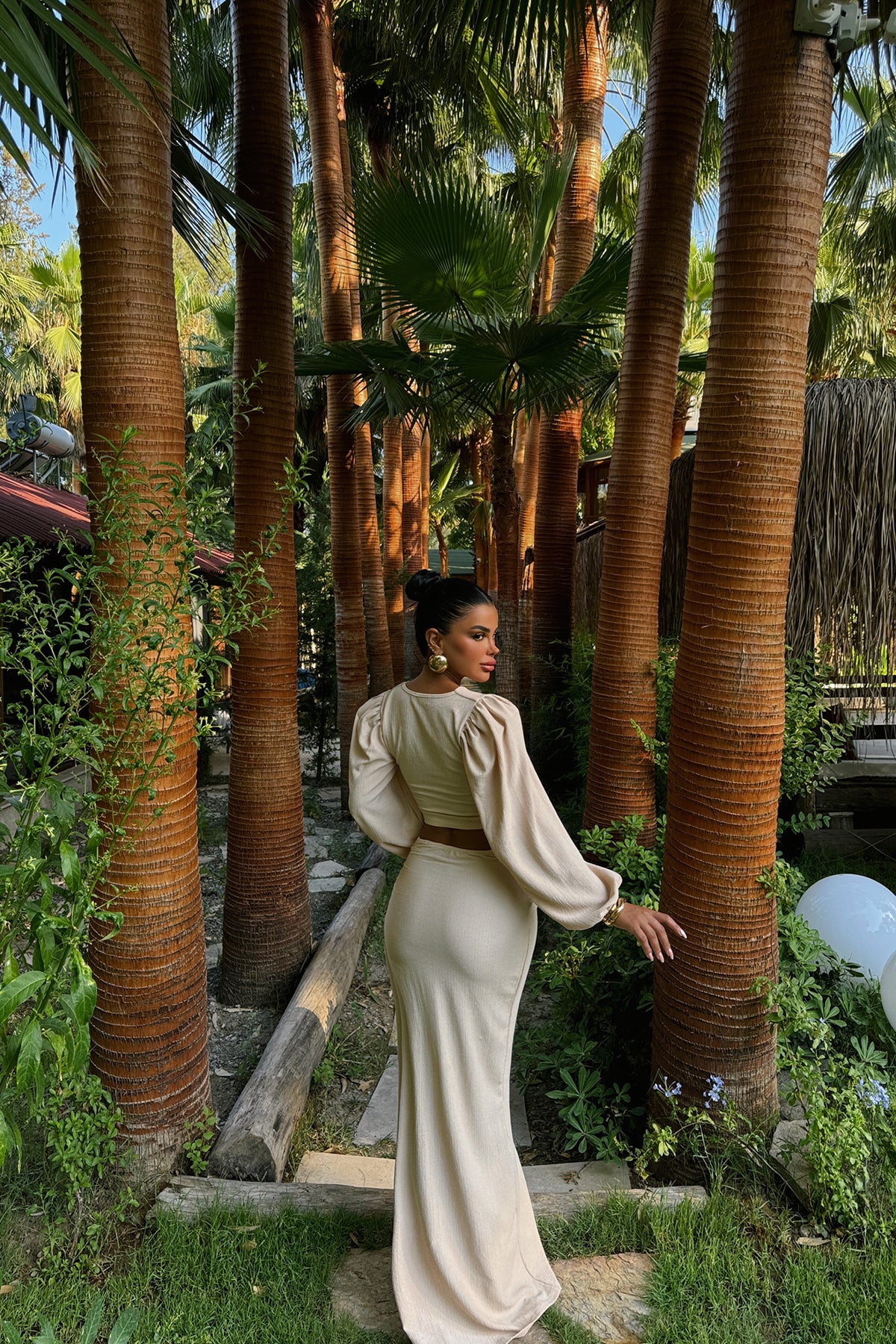 Beige Maika Suit ATE-1214