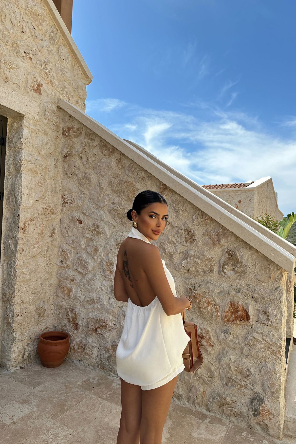 White Heidi Two Piece Set ATE-1077