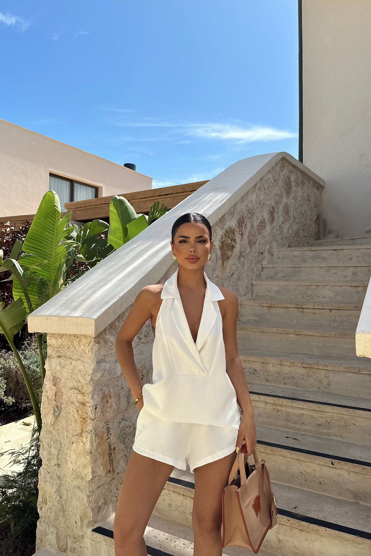 White Heidi Two Piece Set ATE-1077