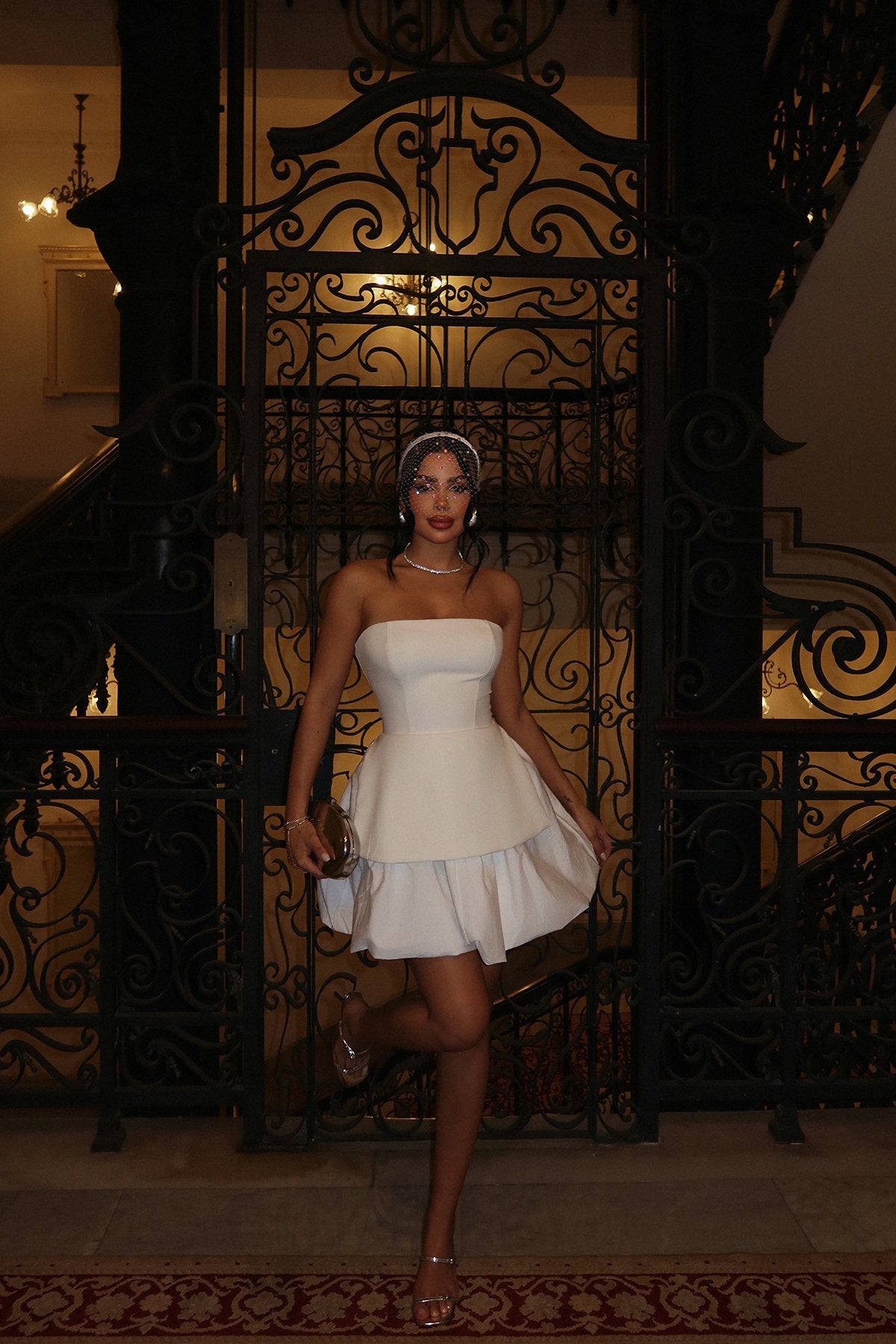 White Andrey Dress ATE-2062