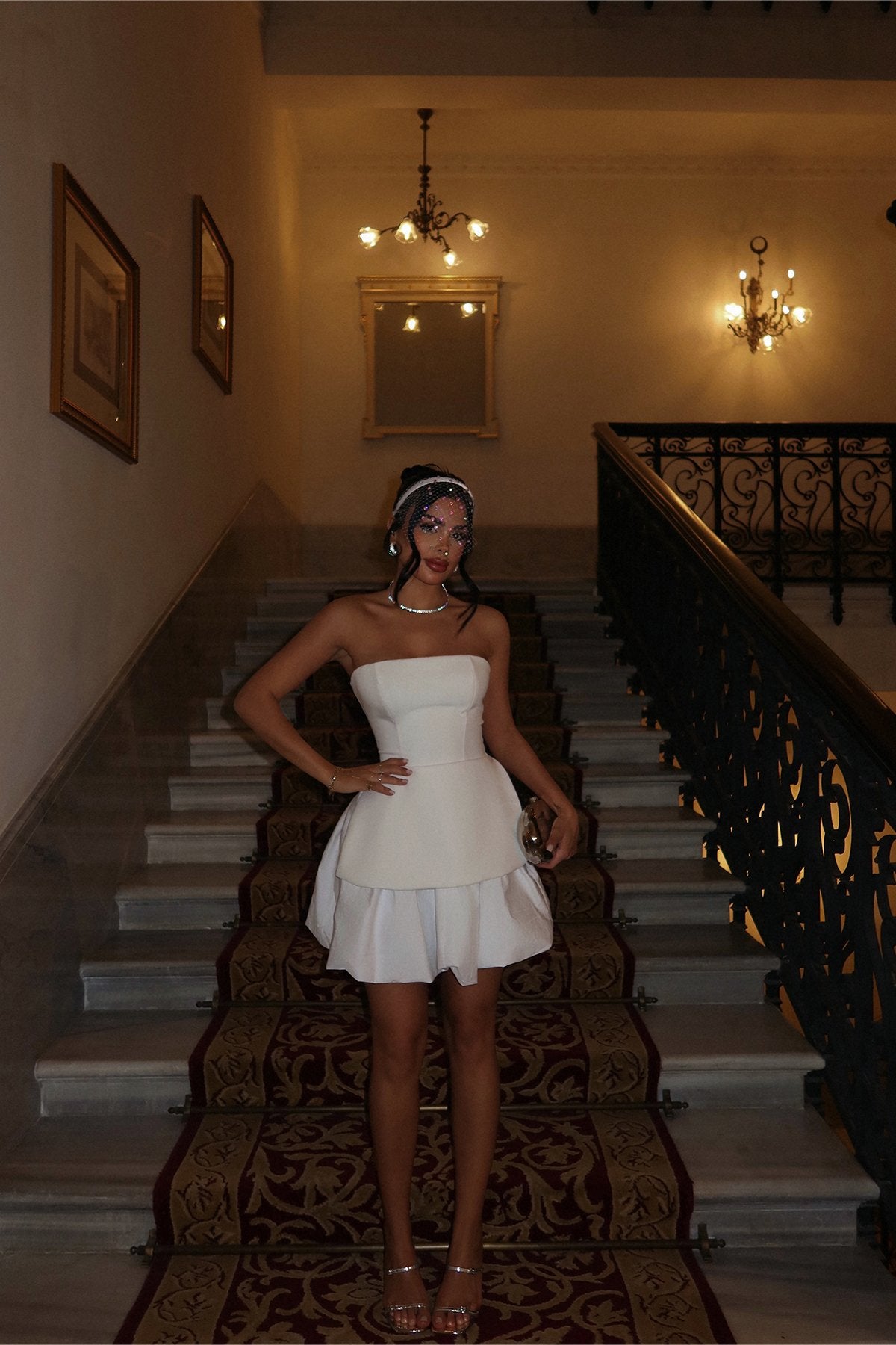 White Andrey Dress ATE-2062
