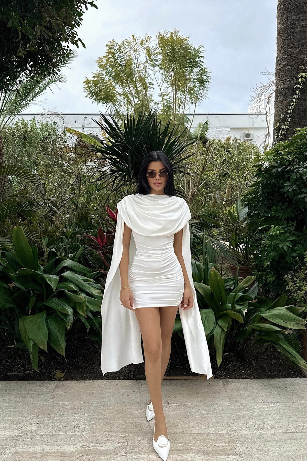 White Molly Mini Dress ATE-2491