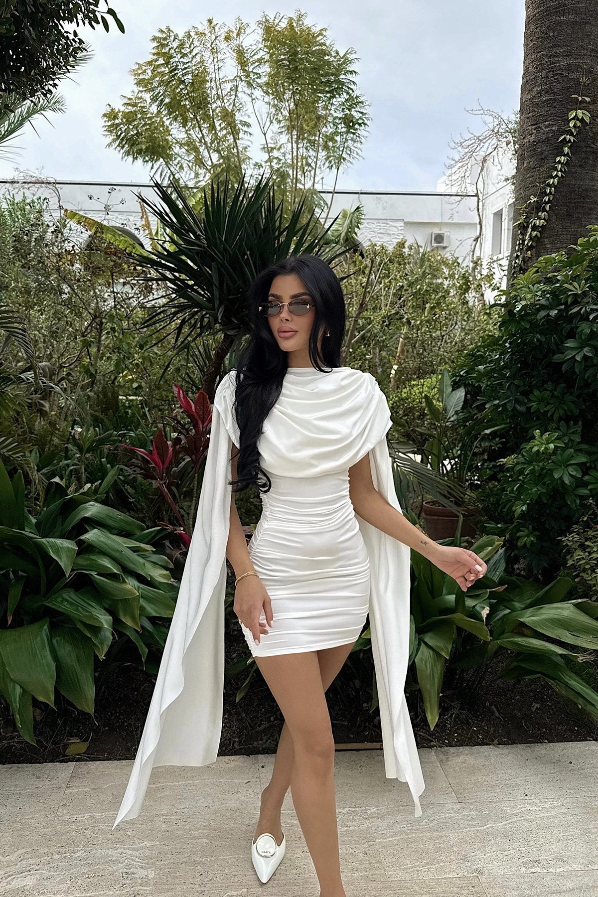 White Molly Mini Dress ATE-2491