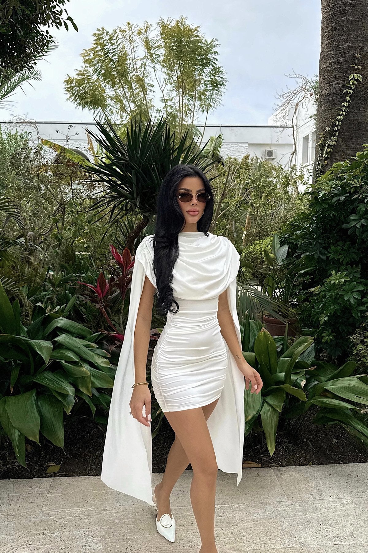White Molly Mini Dress ATE-2491