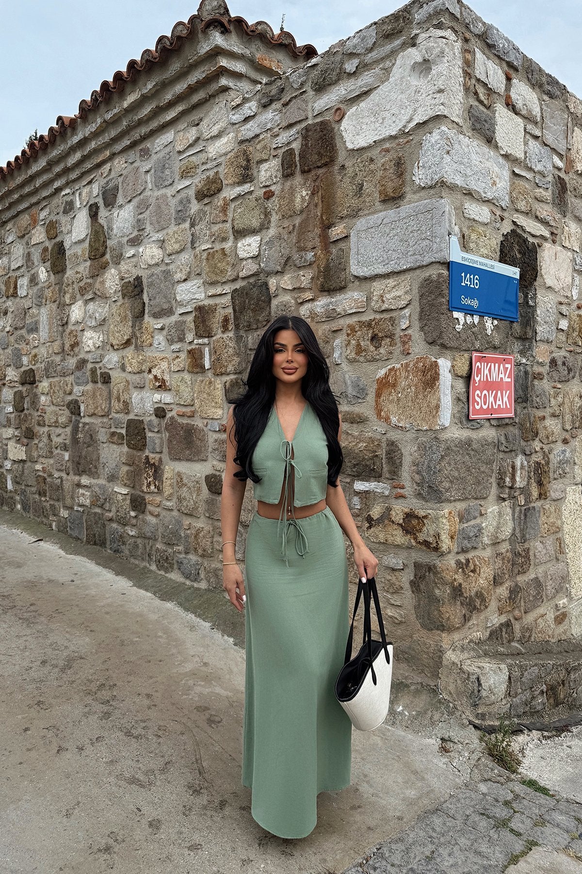 Khaki Stellana Suit ATE-1522