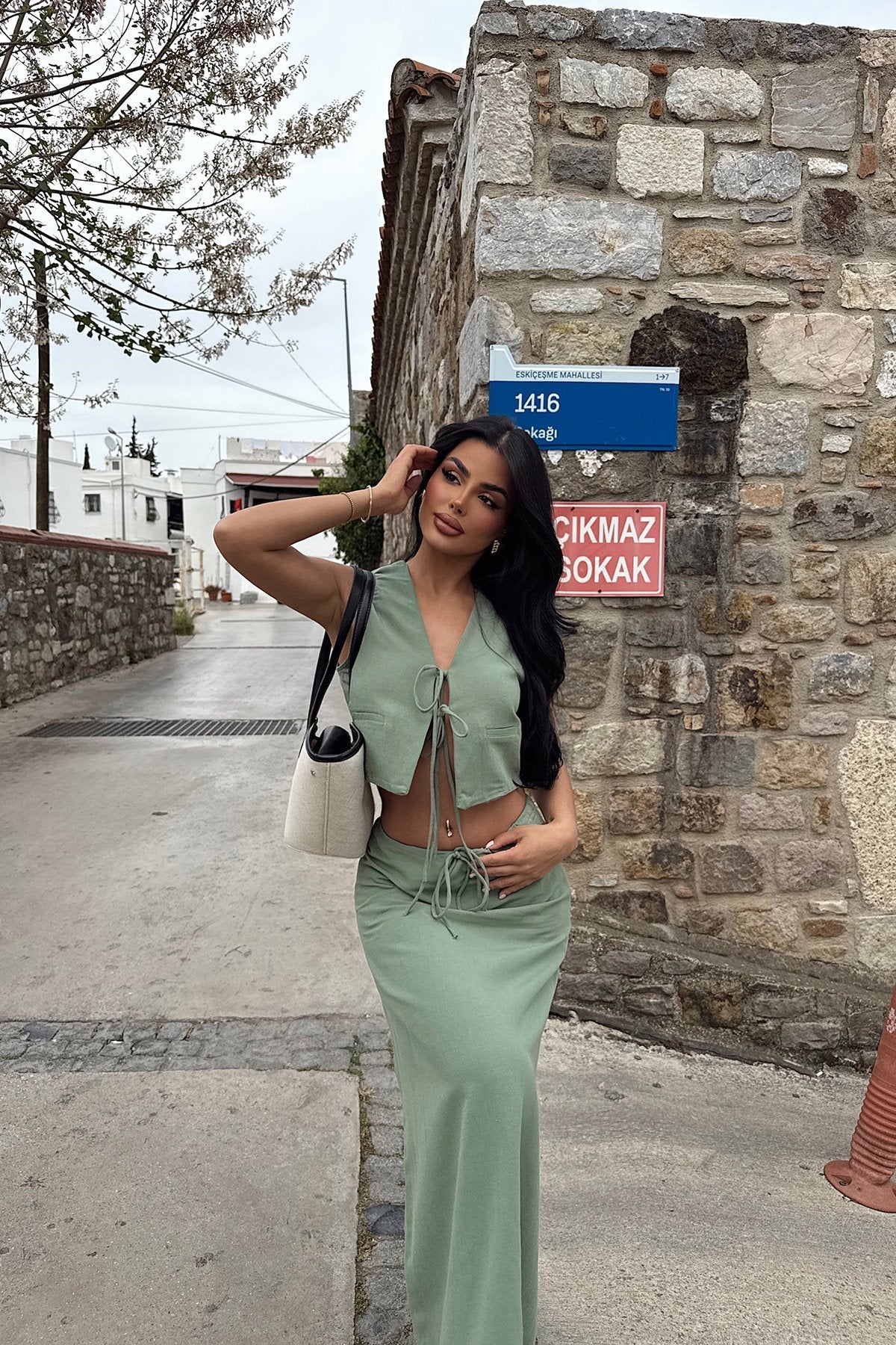 Khaki Stellana Suit ATE-1522