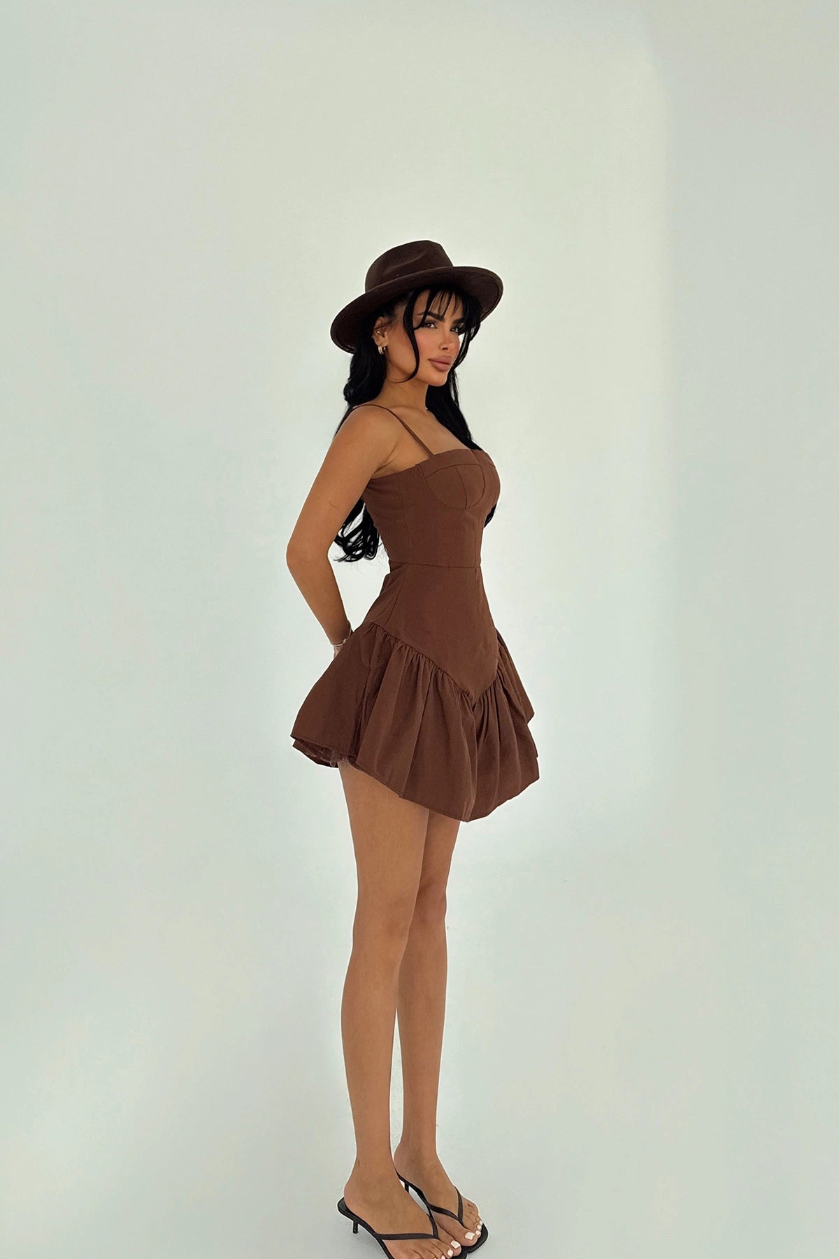 Brown Tatiana Dress ATE-1411