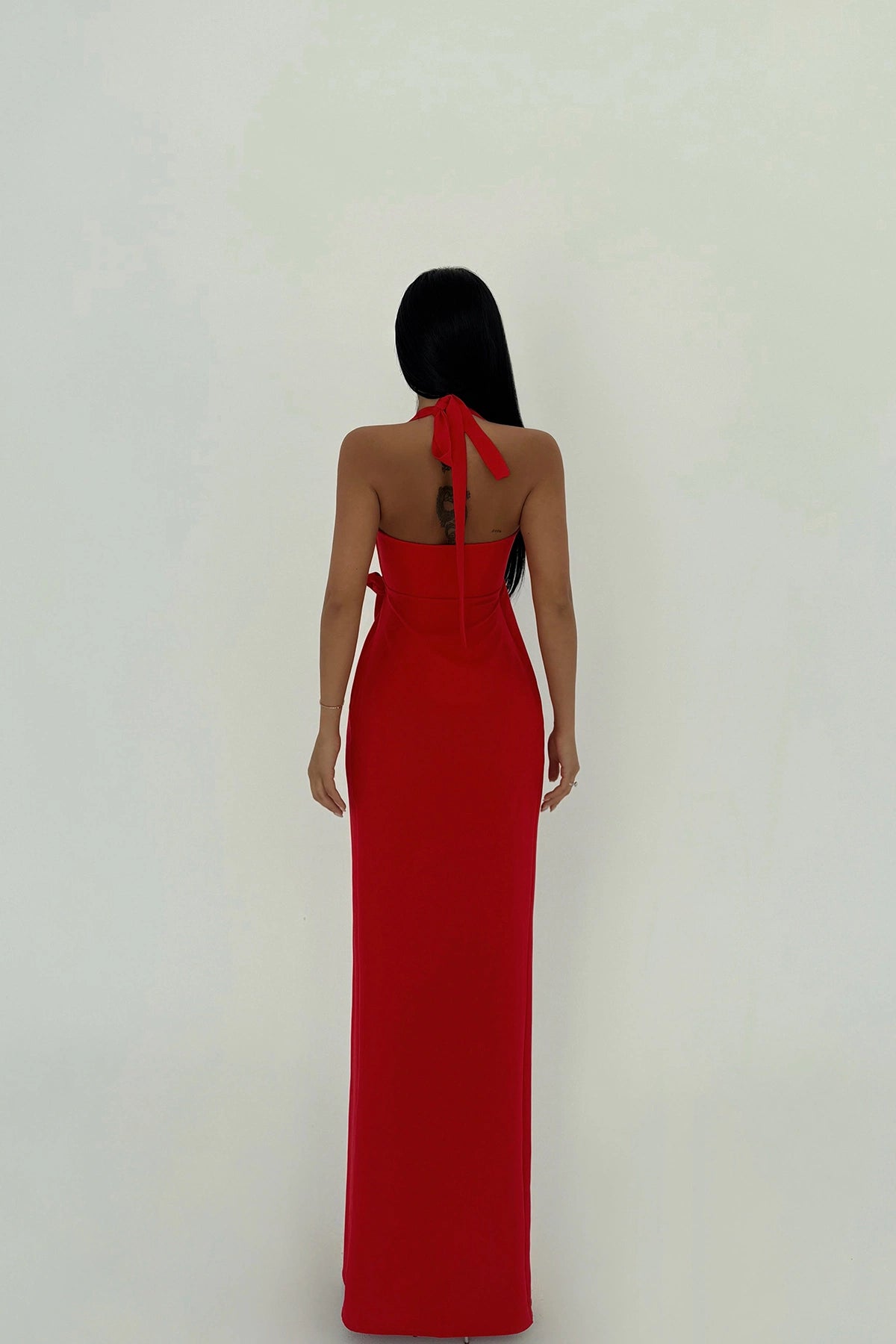 Red Adria Long Dress ATE-2611