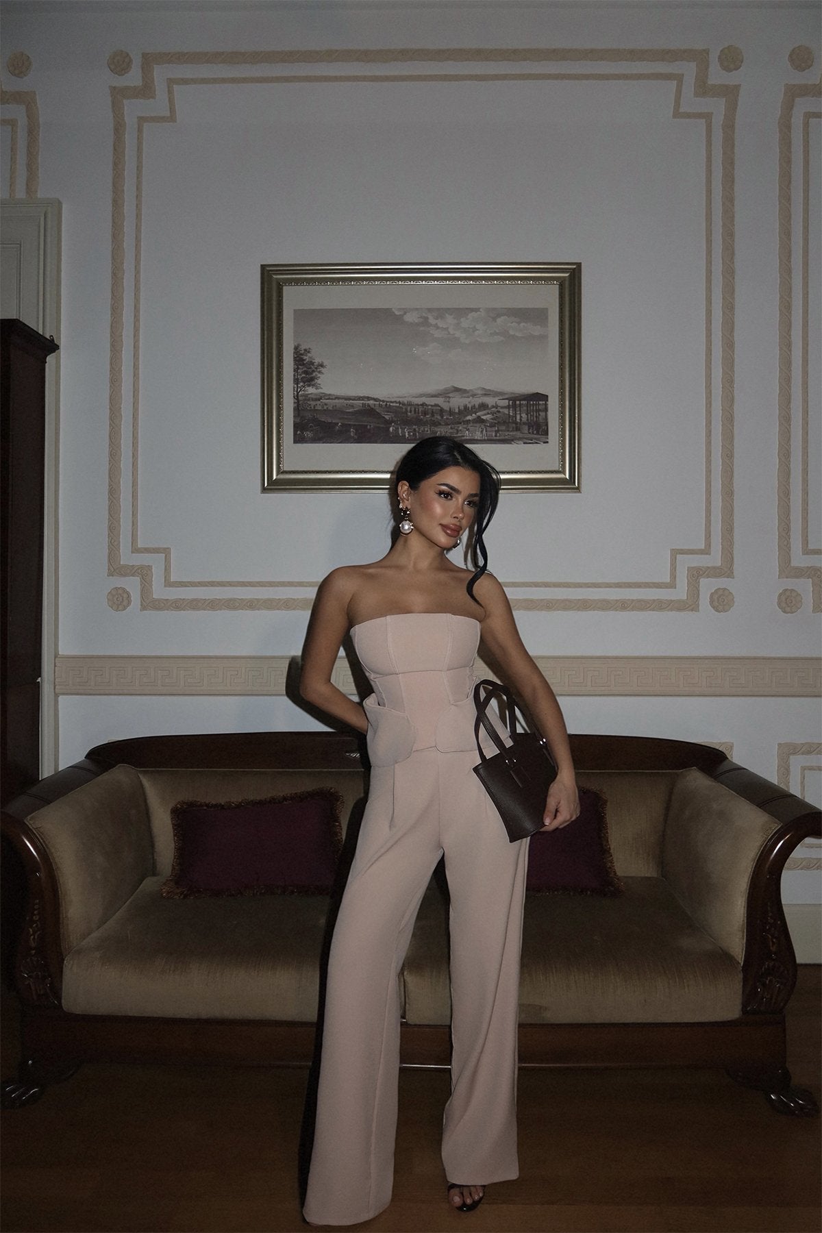Cream Johanna Suit ATE-2170