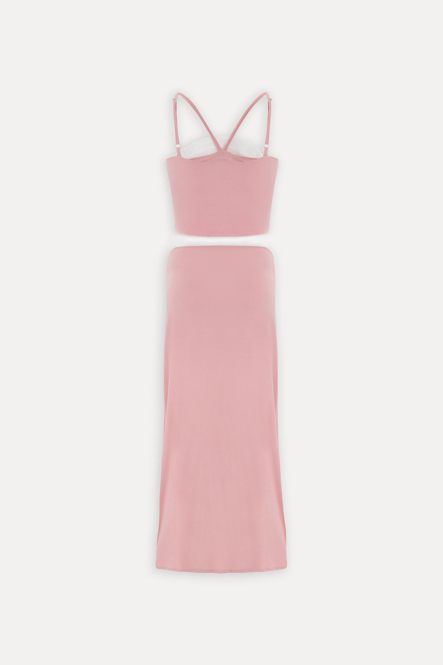 Powder Rose Detail Skirt Suit ATE-1481