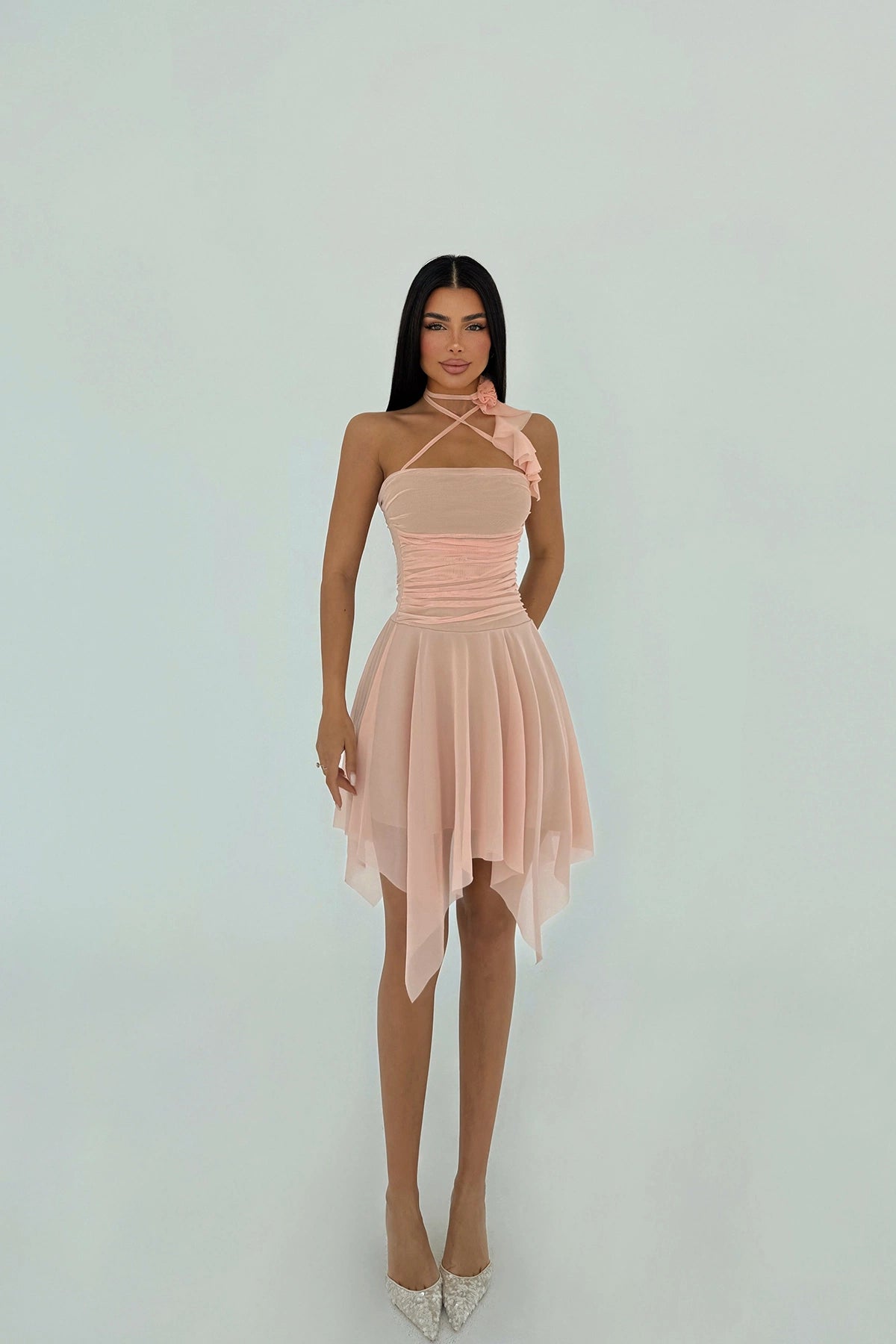 Powder Delilah Mini Tulle Dress ATE-2401
