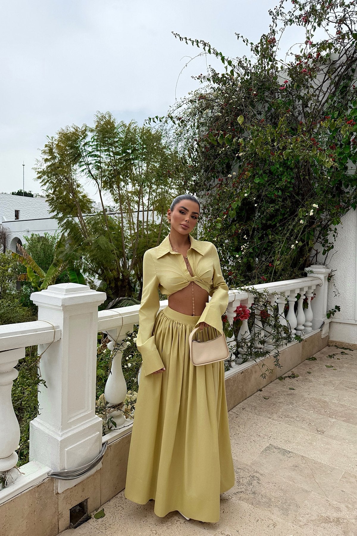 Yellow Skirt Suit ATE-2322