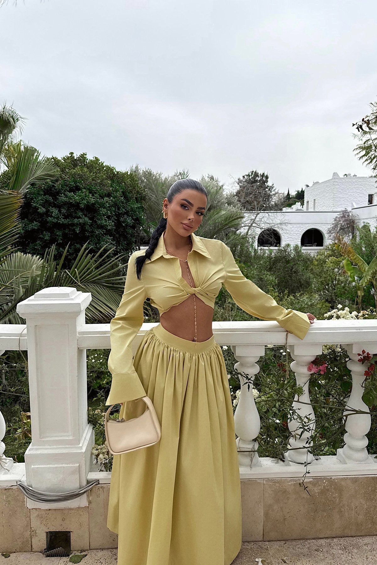 Yellow Skirt Suit ATE-2322