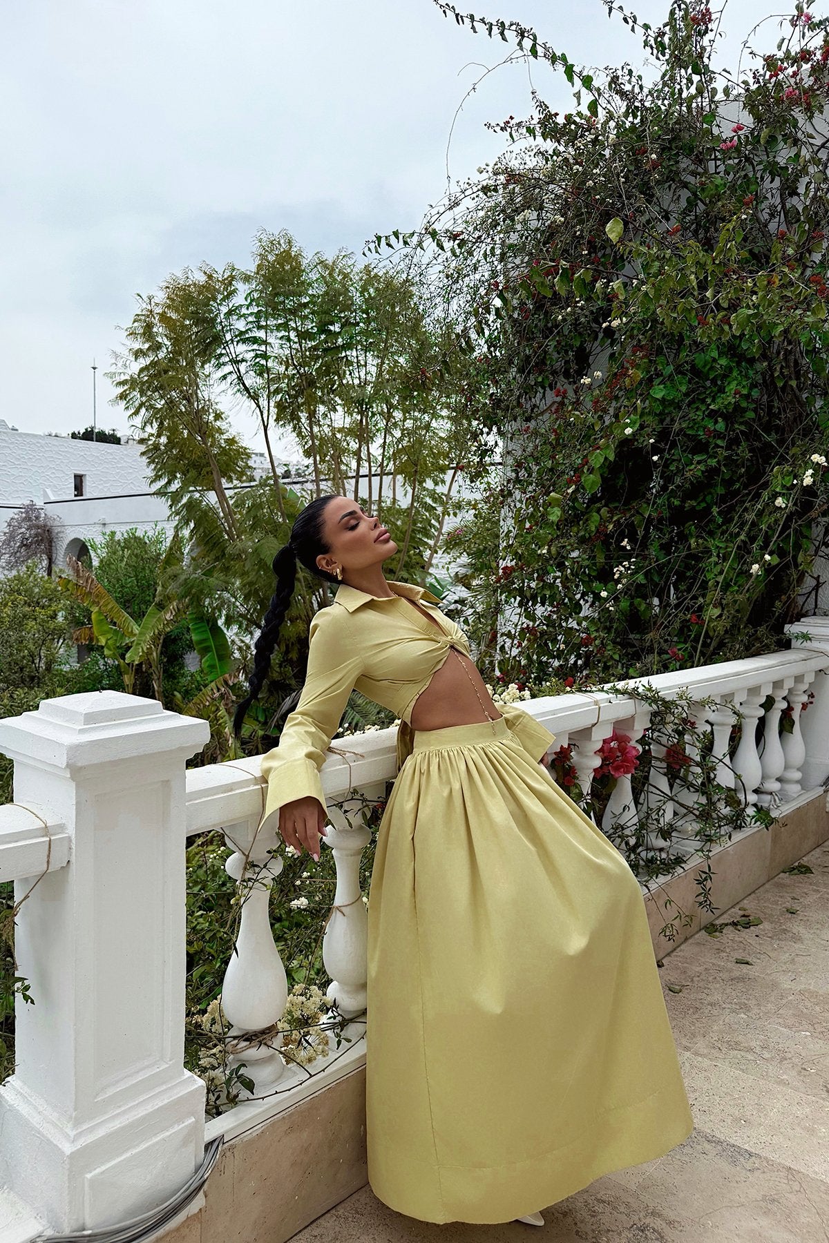 Yellow Skirt Suit ATE-2322