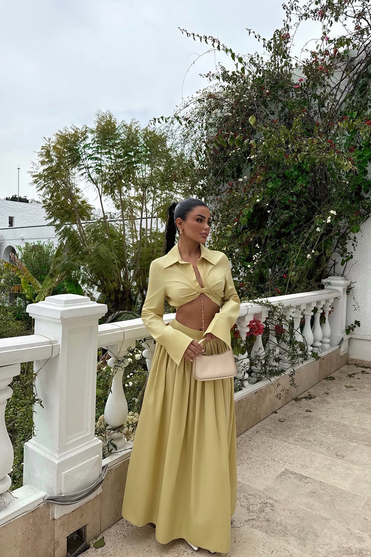 Yellow Skirt Suit ATE-2322