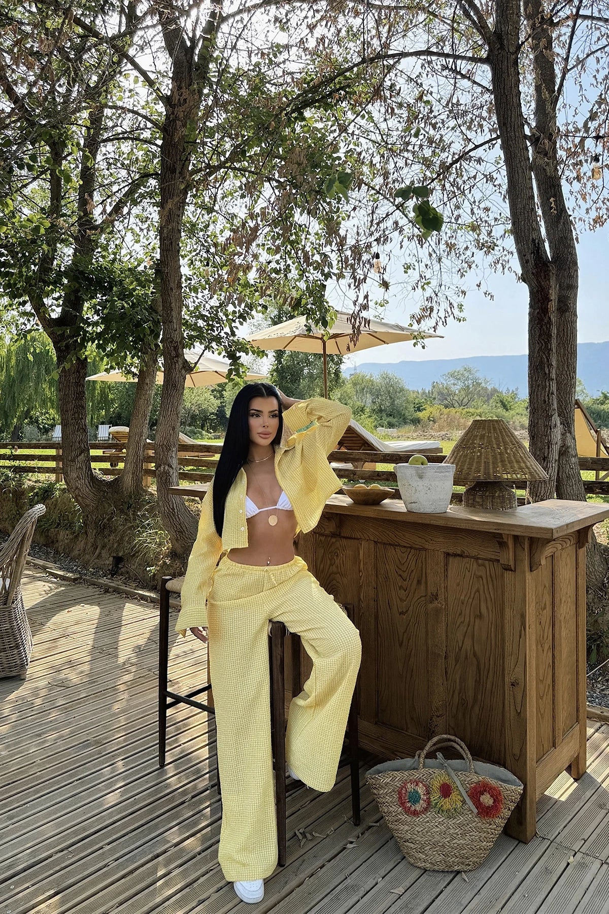 Yellow Polina Petticoat Suit