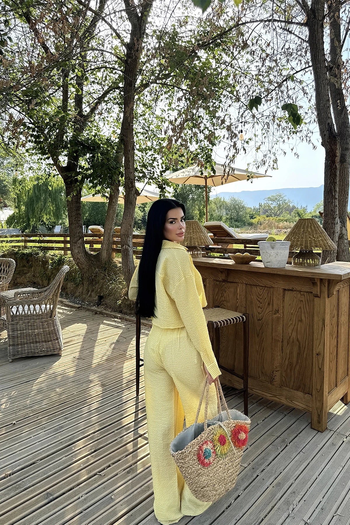Yellow Polina Petticoat Suit
