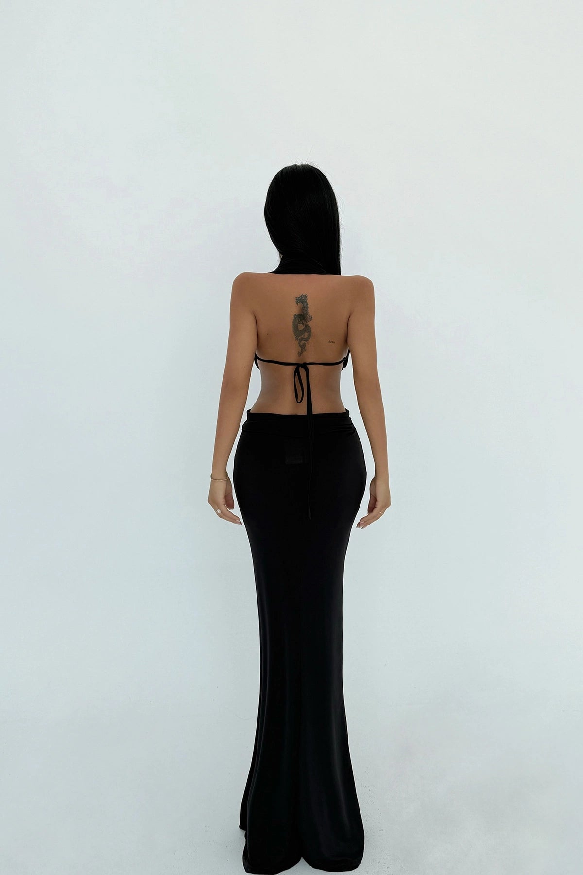 Black Dorothy Long Dress ATE-2514