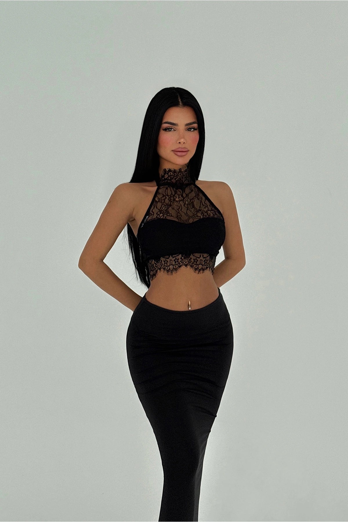 Black Sindela Set ATE-2547