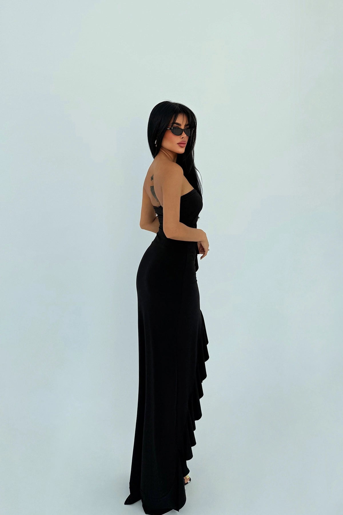 Black Lilac Dress ATE-2934