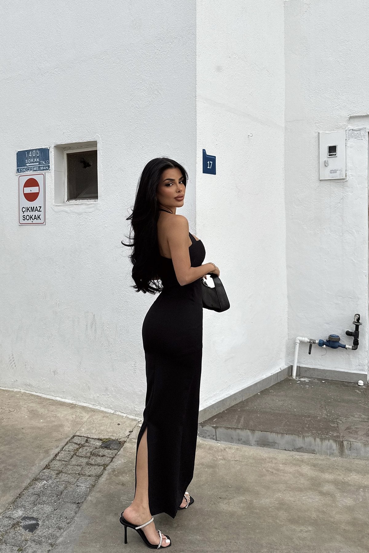 Black Elroya Dress ATE-2509