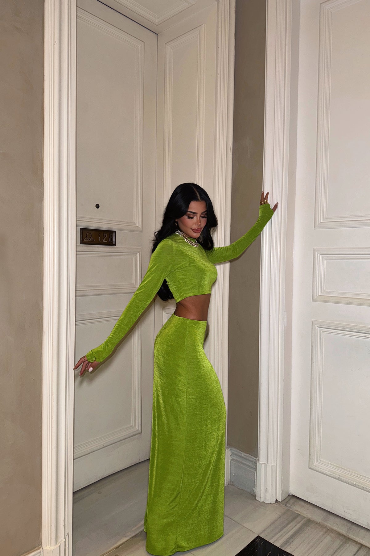 Green Matias Suit ATE-1835