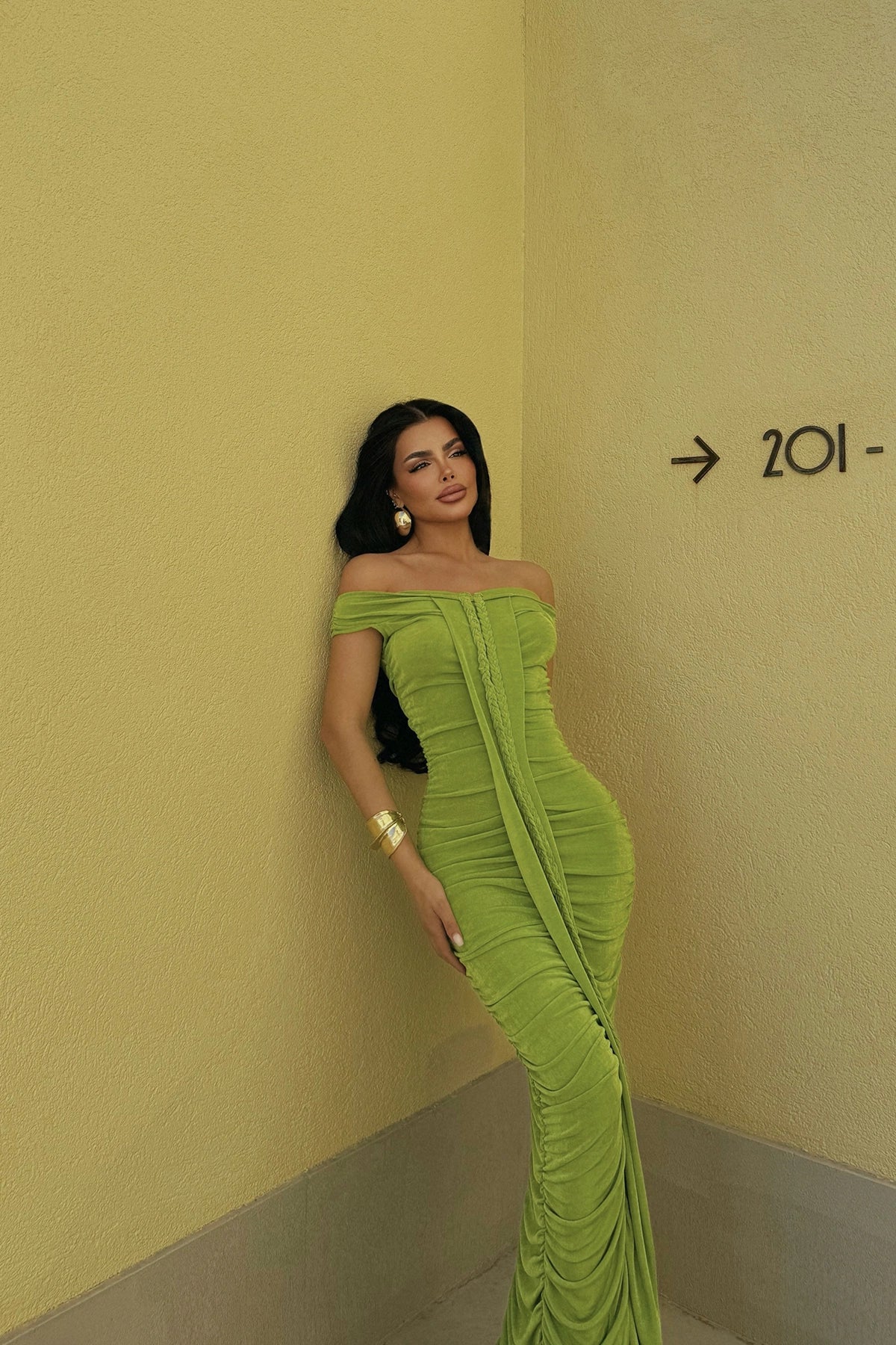 Green Naselinta Dress ATE-2372