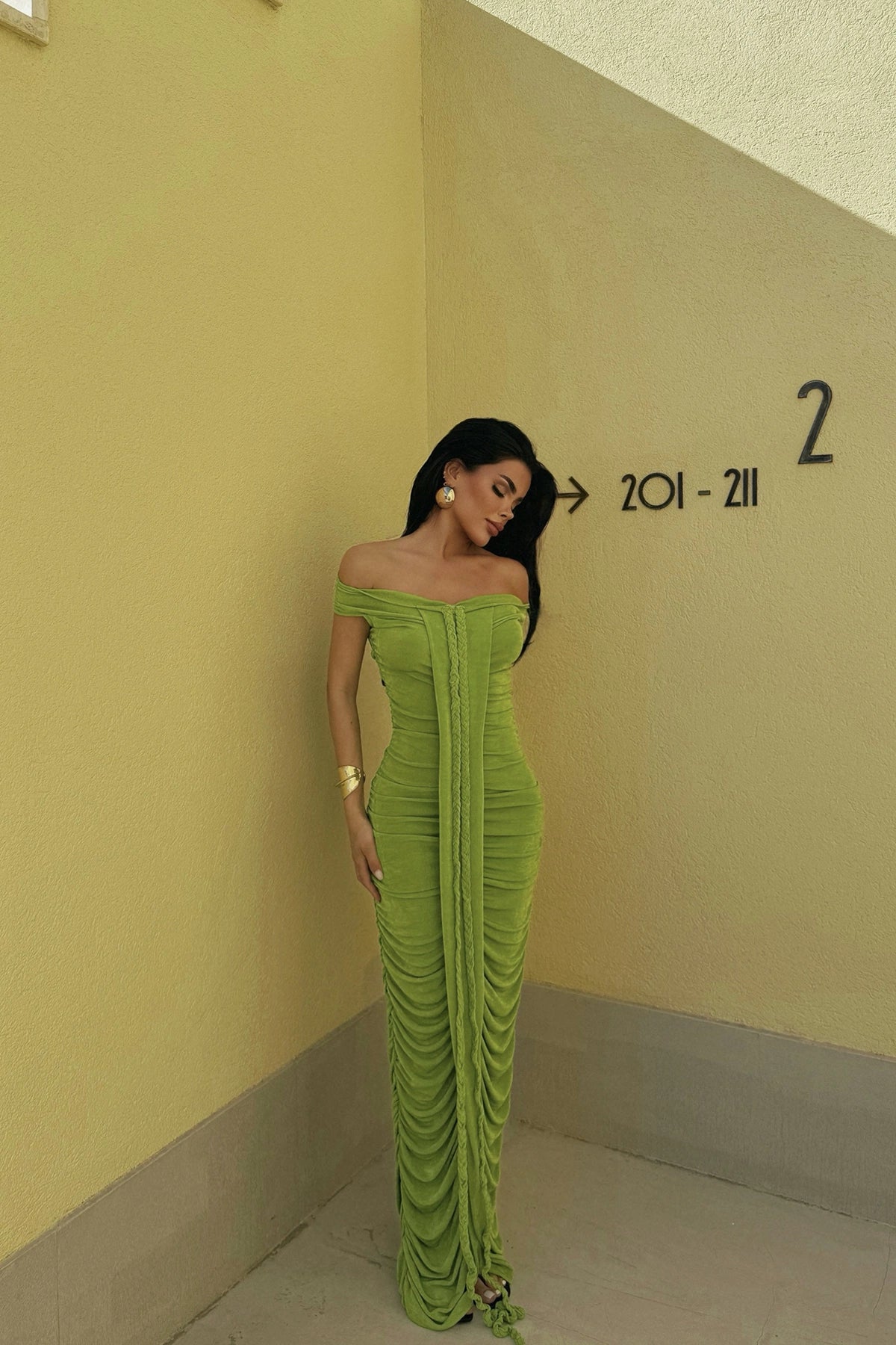 Green Naselinta Dress ATE-2372