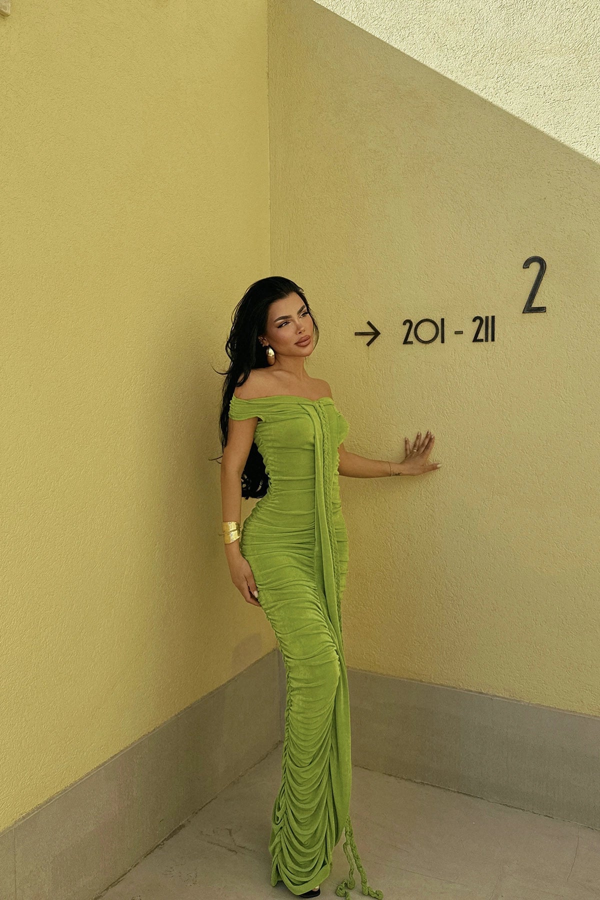 Green Naselinta Dress ATE-2372