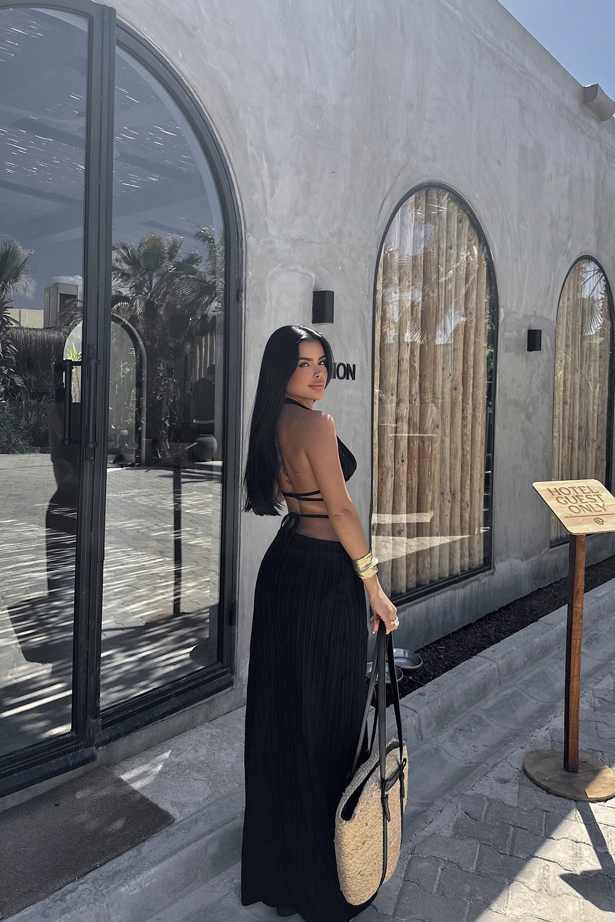 Black Lona Tied Suit ATE-1026