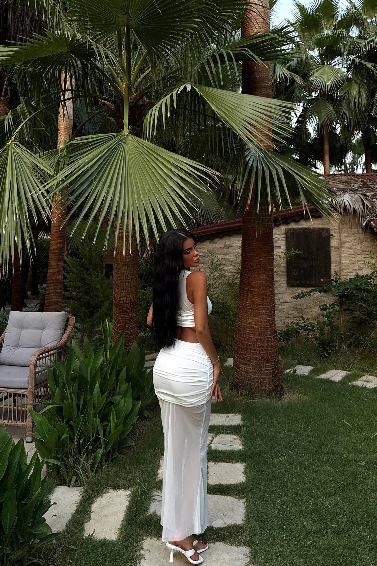 WHITE RONJA TULLE SET