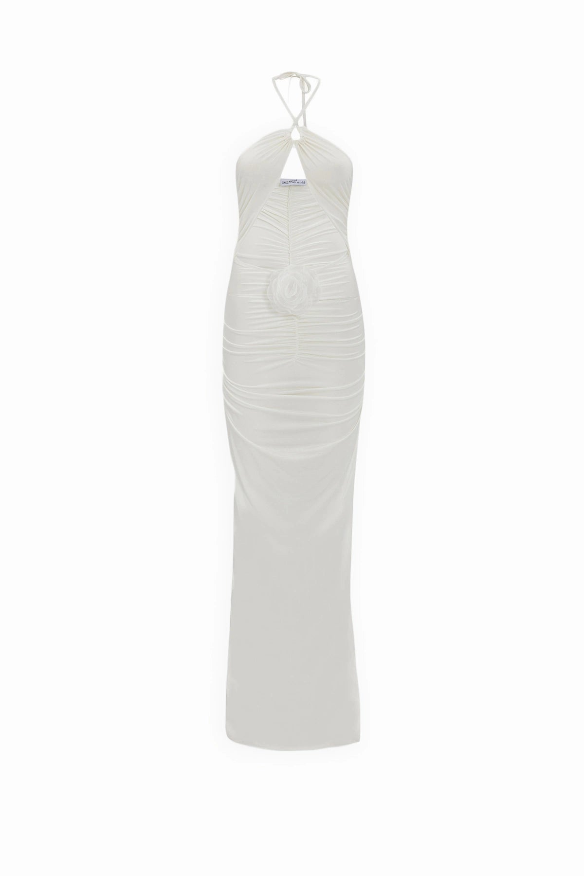 White Kalika Rose Detail Dress ATE-1520