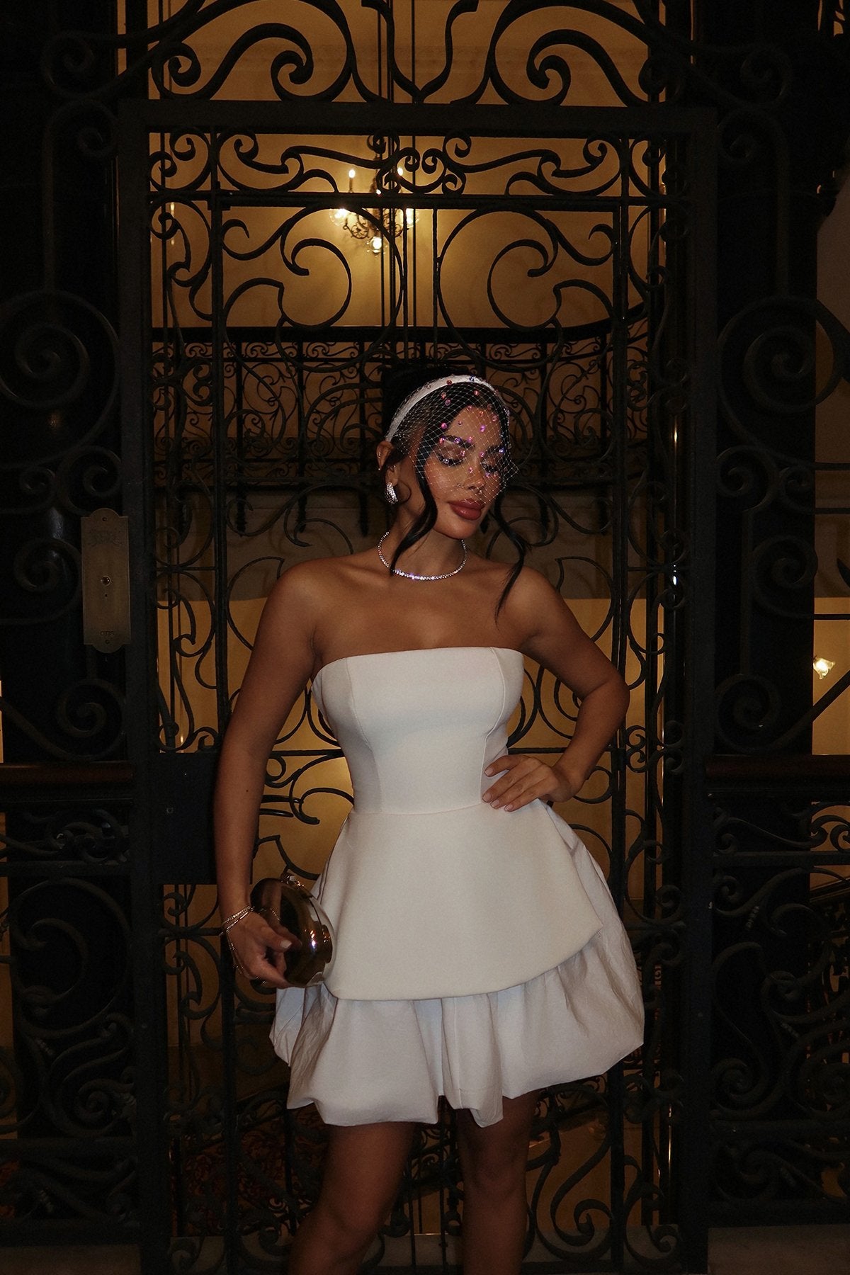White Andrey Dress ATE-2062