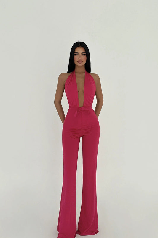 Fuchsia Winona Jumpsuit ATE-3321