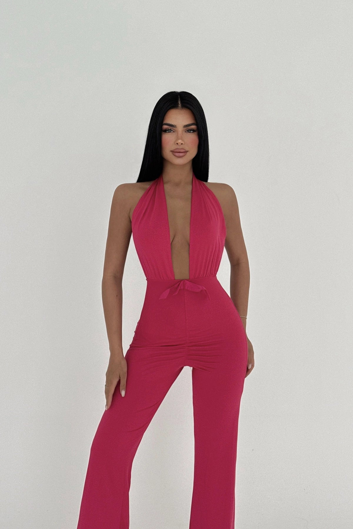 Fuchsia Winona Jumpsuit ATE-3321