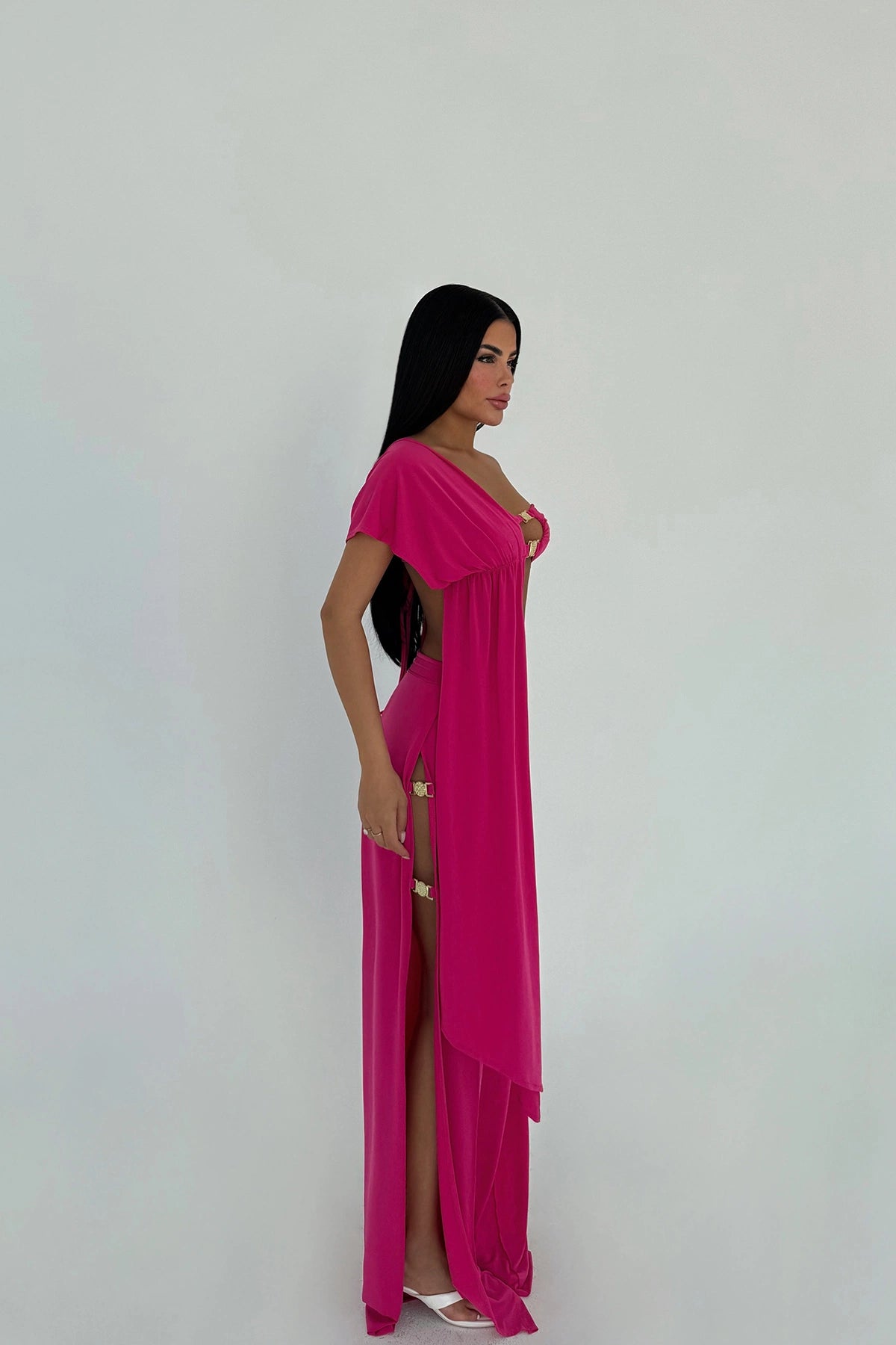 Fuchsia Balinega Suit ATE-2153