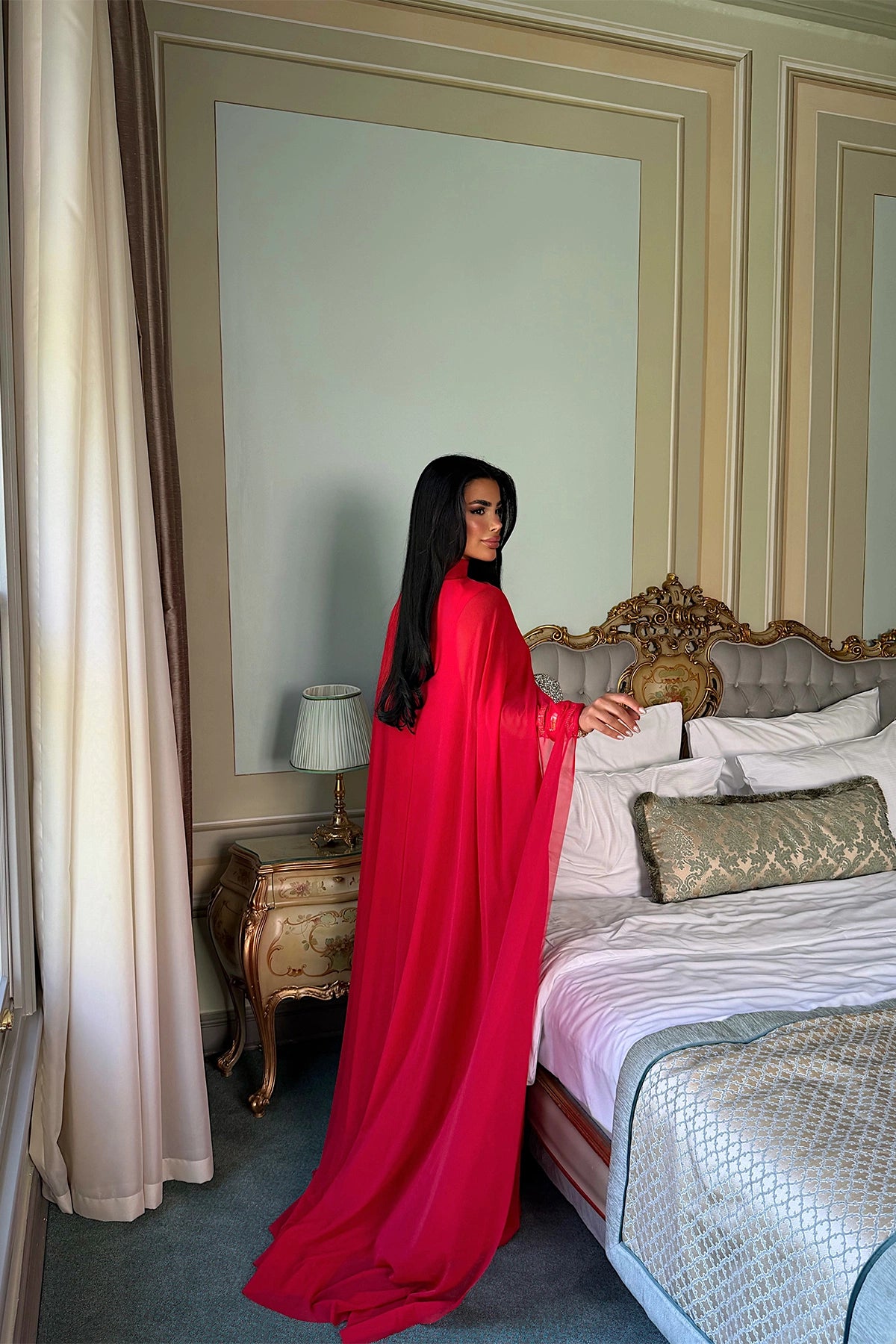 Red Marika Dress ATE-4792 (PRE-ORDER)