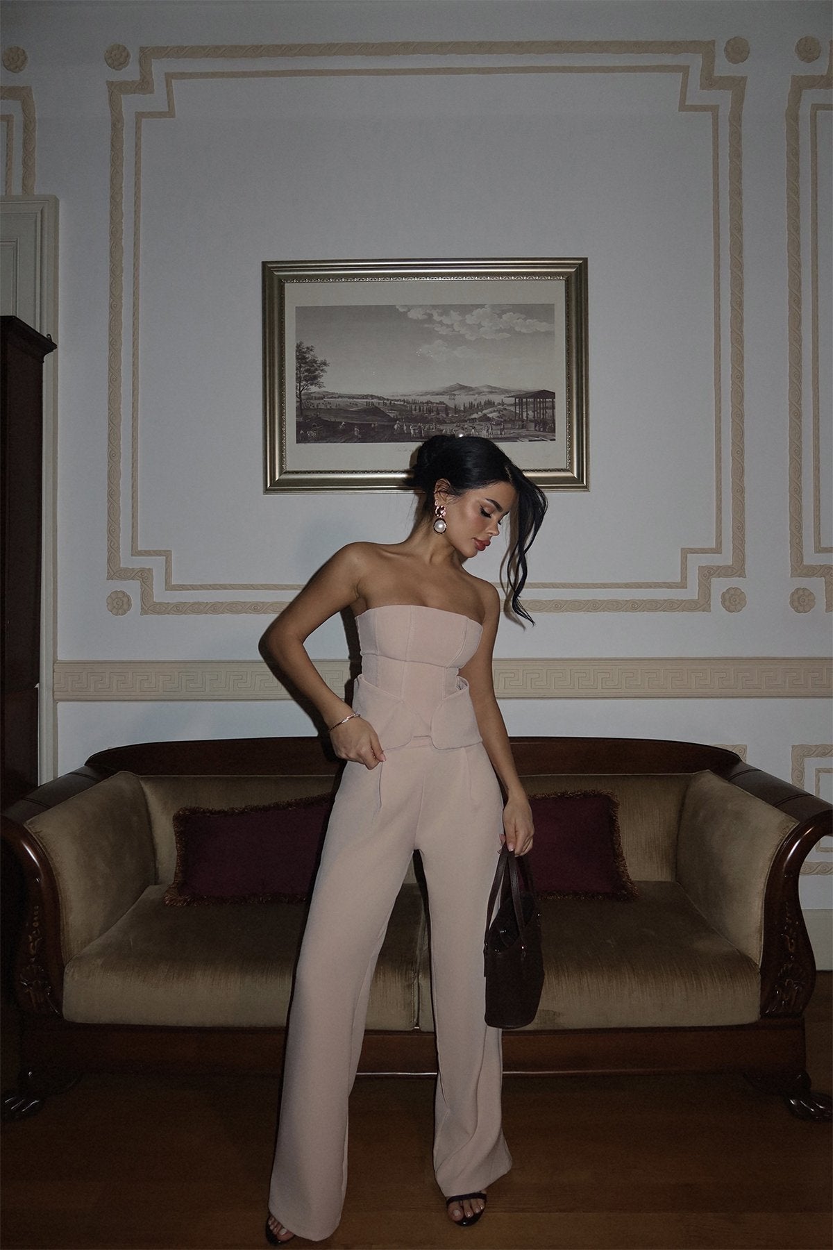 Cream Johanna Suit ATE-2170