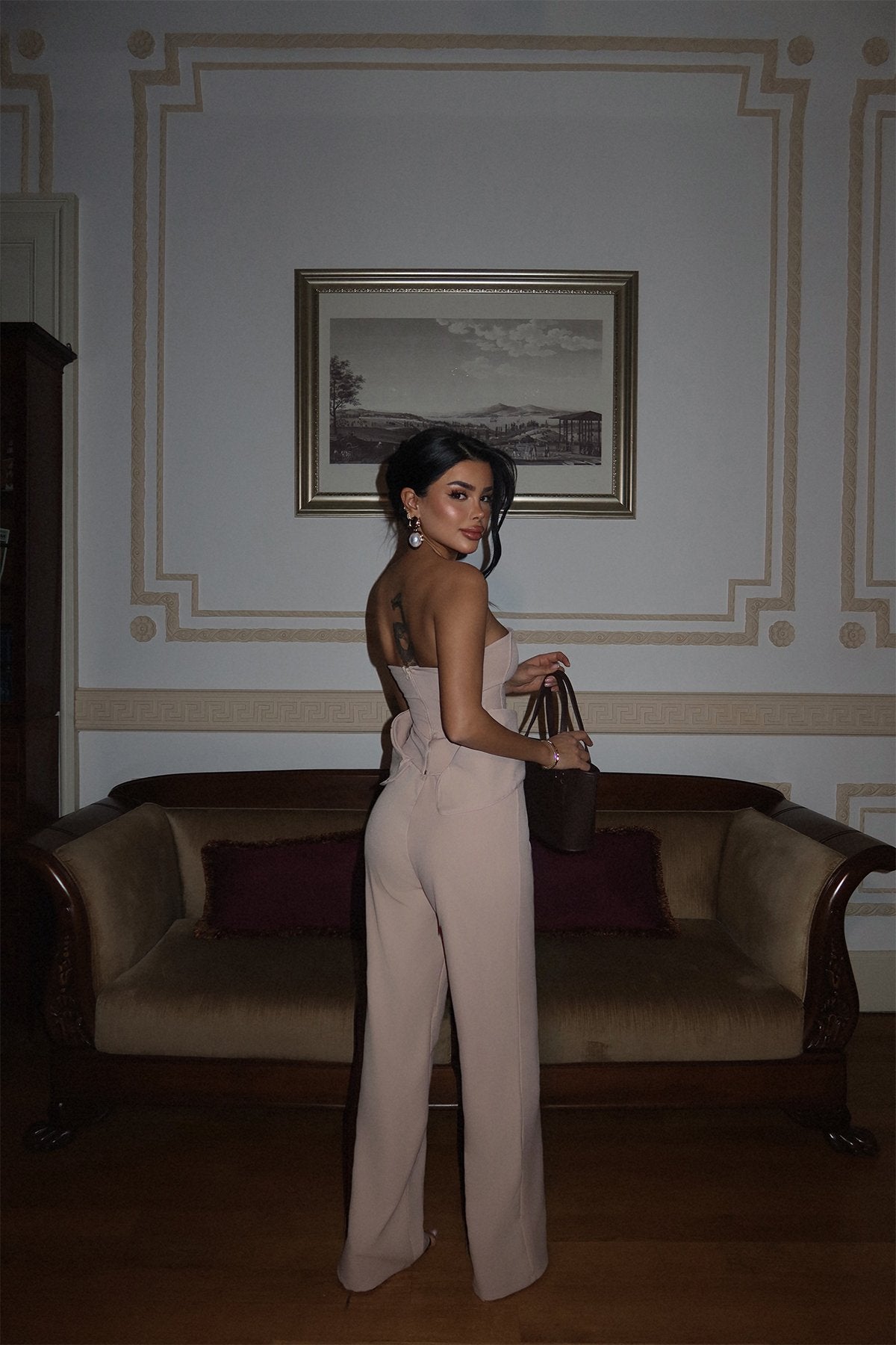 Cream Johanna Suit ATE-2170