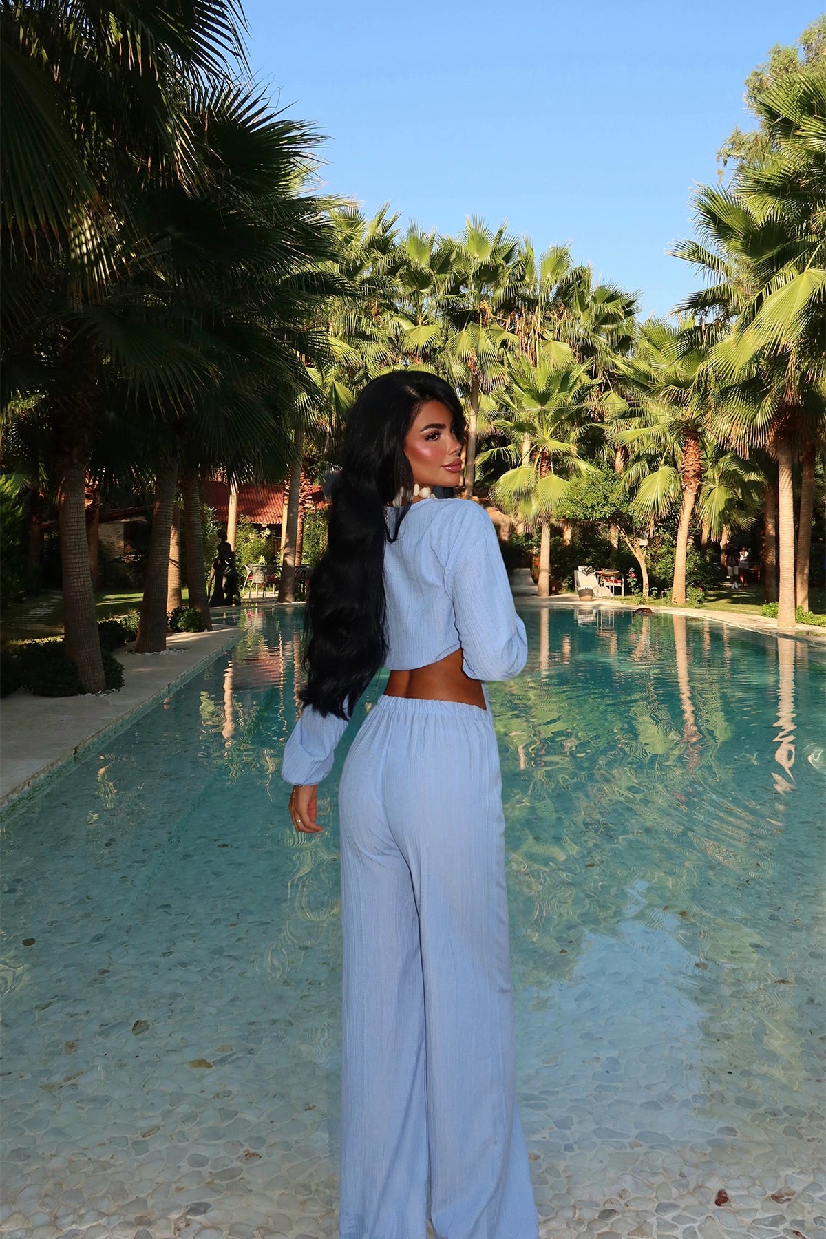 Blue Adelina Suit ATE-3223