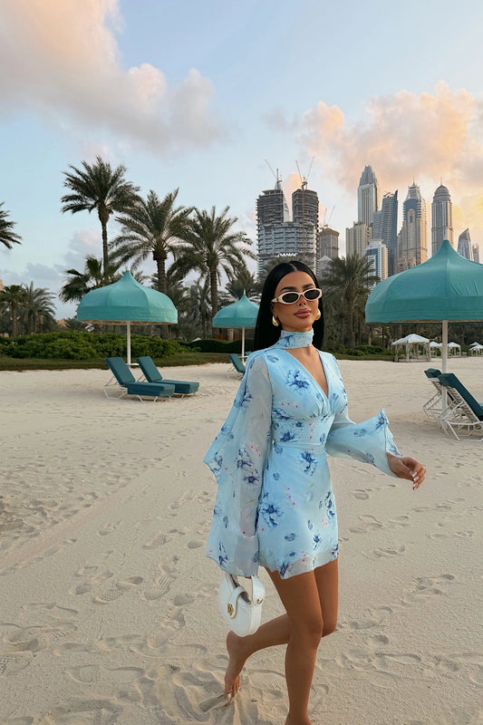 Blue Palomia Mini Dress