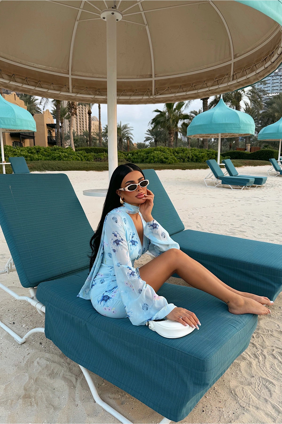 Blue Palomia Mini Dress