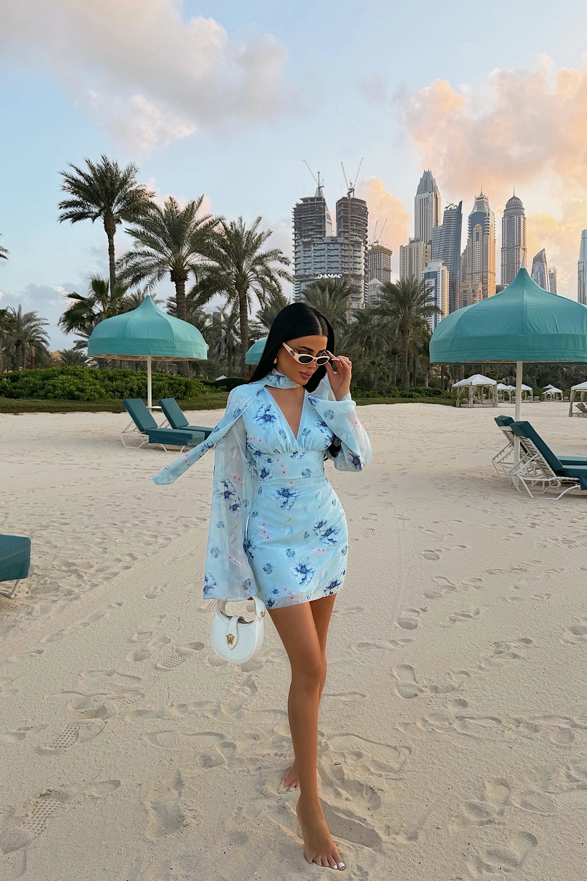 Blue Palomia Mini Dress