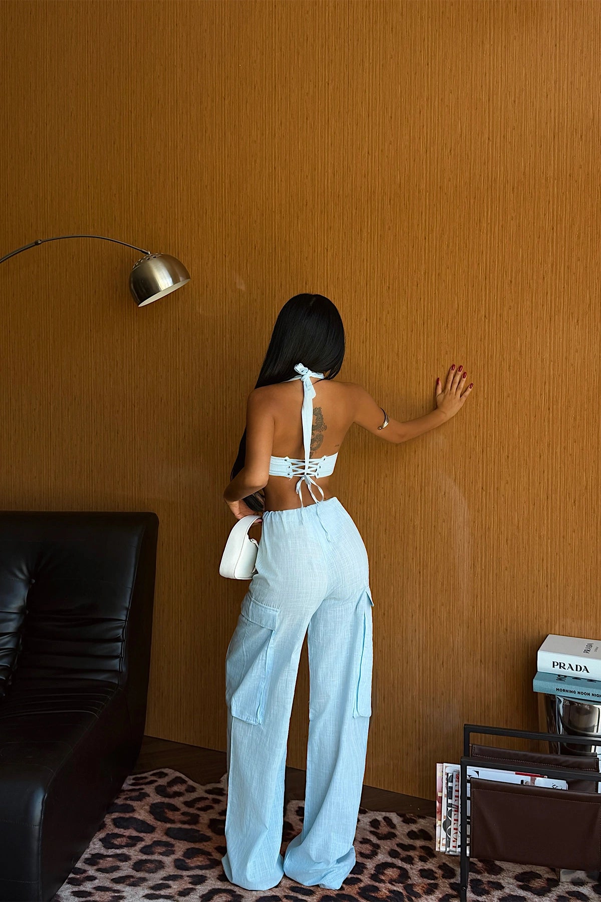 Blue Pants Suit ATE-5209