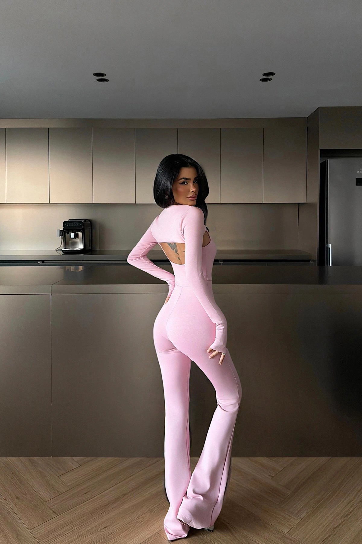 Pink Yvonne Jumpsuit ATE-1922