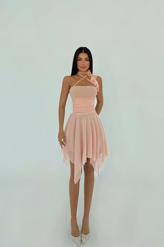 Powder Delilah Mini Tulle Dress ATE-2401